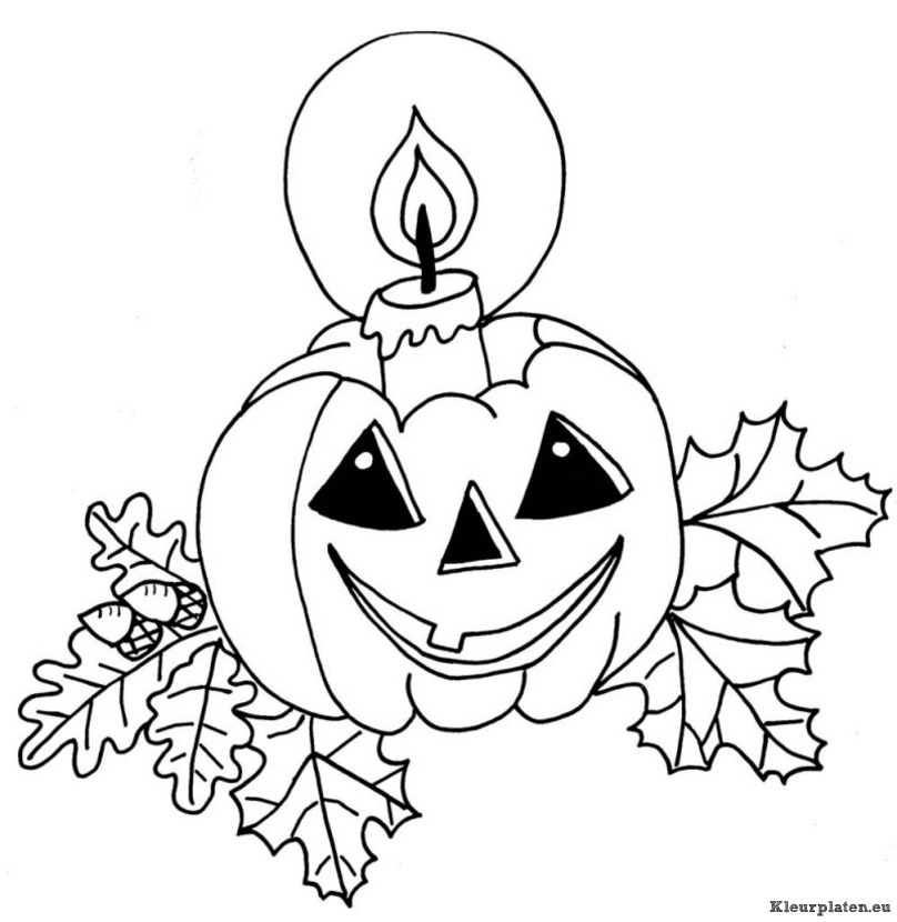 Halloween kleurplaten