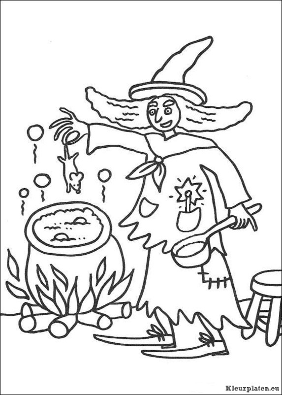 Halloween kleurplaten