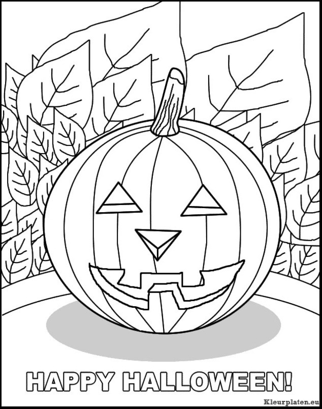 Halloween kleurplaten