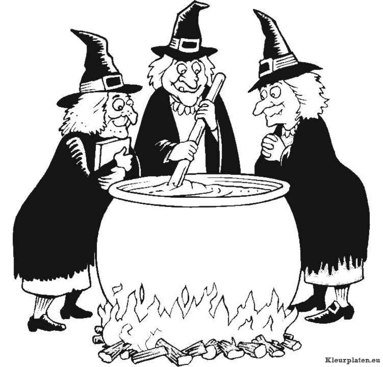 Halloween kleurplaten