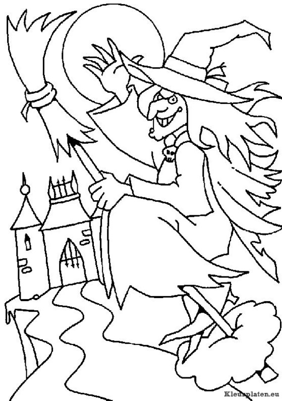 Halloween kleurplaten
