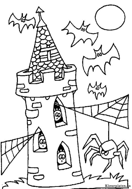Halloween kleurplaten
