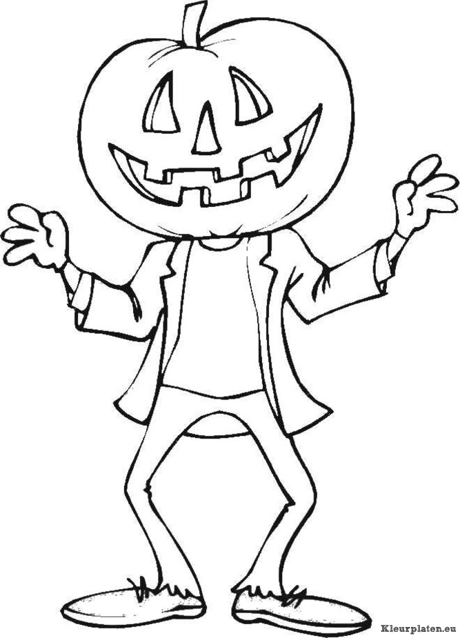 Halloween kleurplaten