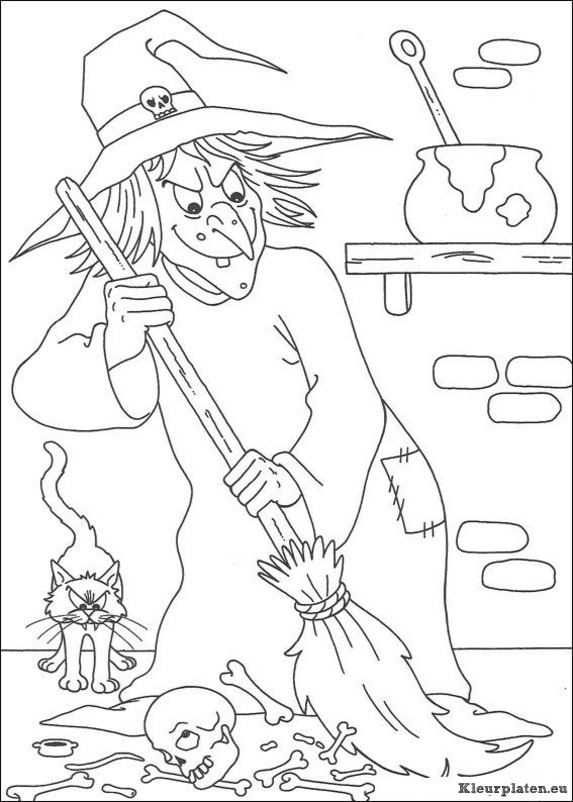 Halloween kleurplaten