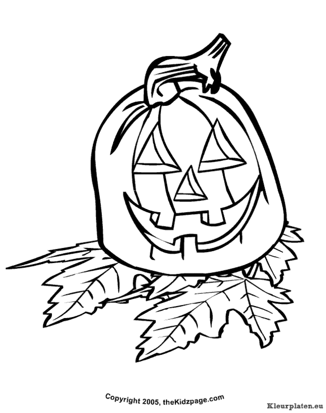 Halloween kleurplaten