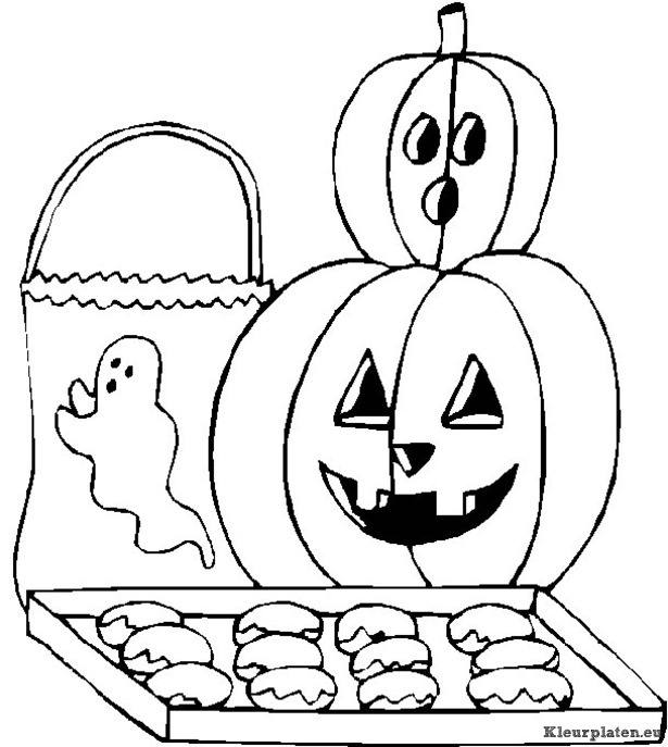 Halloween kleurplaten
