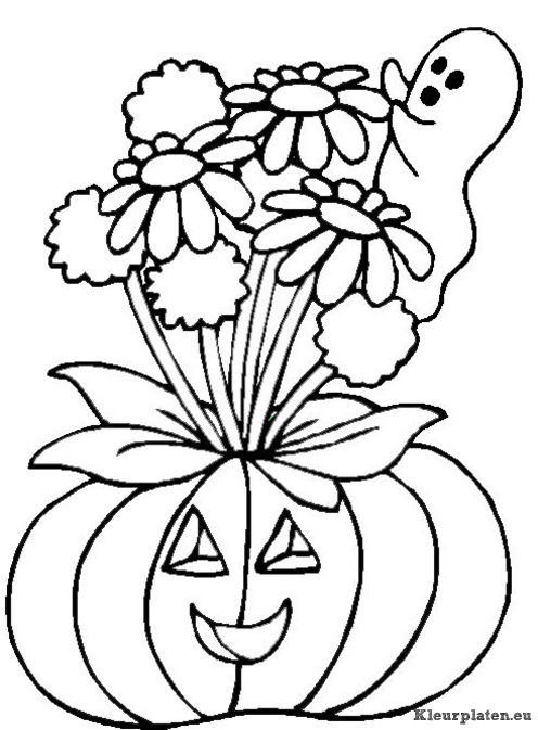 Halloween kleurplaten
