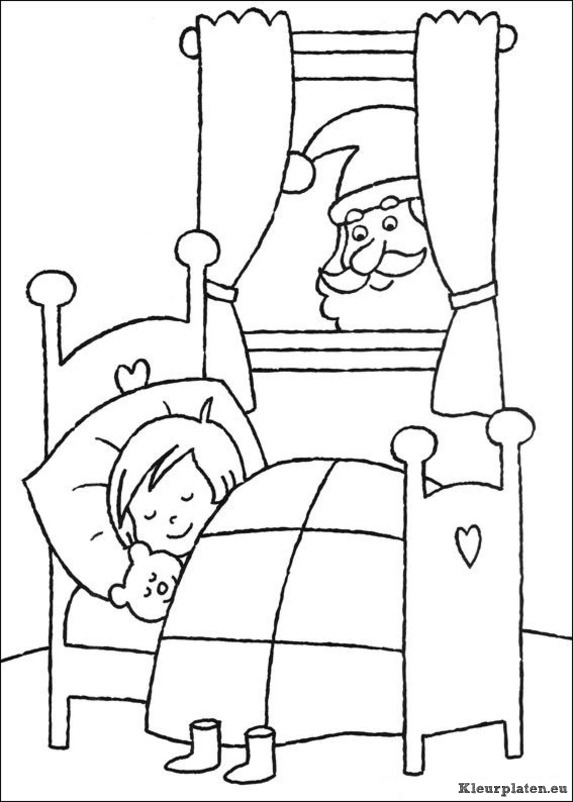 Kerst kleurplaten
