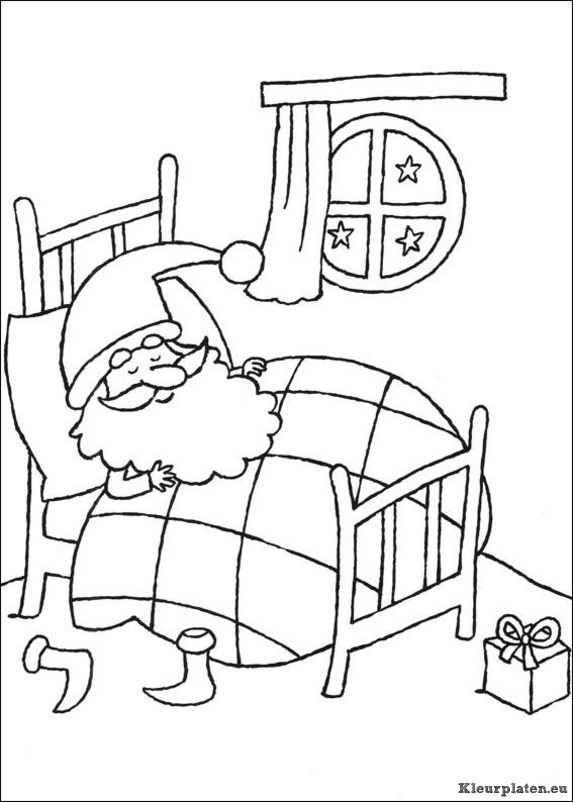 Kerst kleurplaten