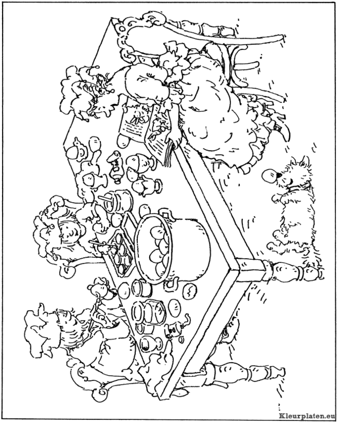 Pasen kleurplaten