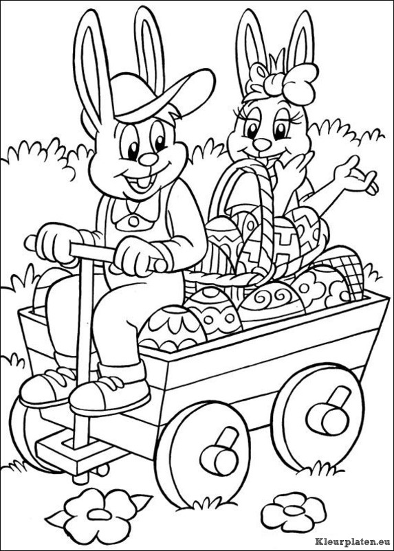 Pasen kleurplaten