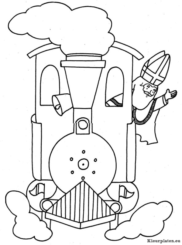 Sinterklaas kleurplaten