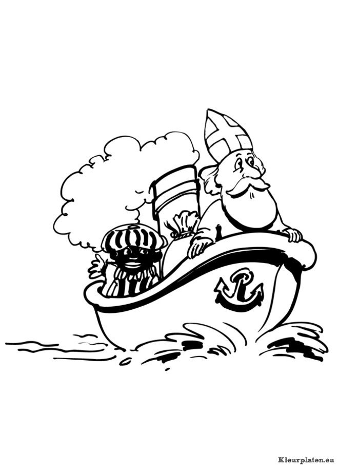 Sinterklaas kleurplaten