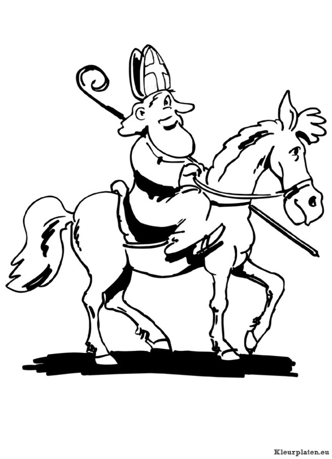 Sinterklaas kleurplaten