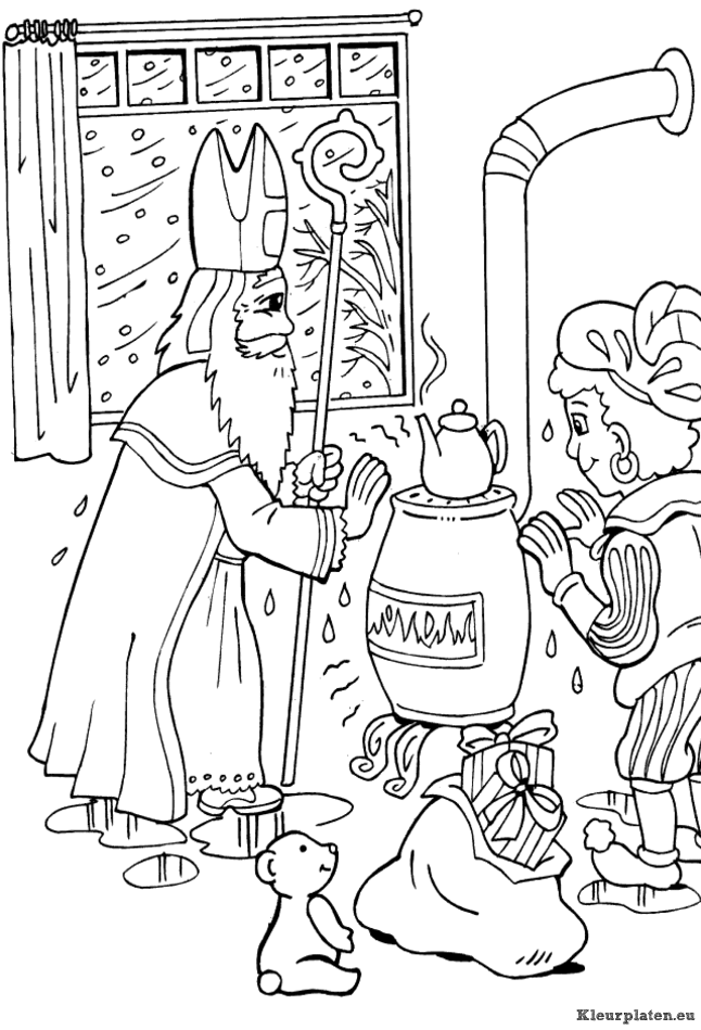 Sinterklaas kleurplaten