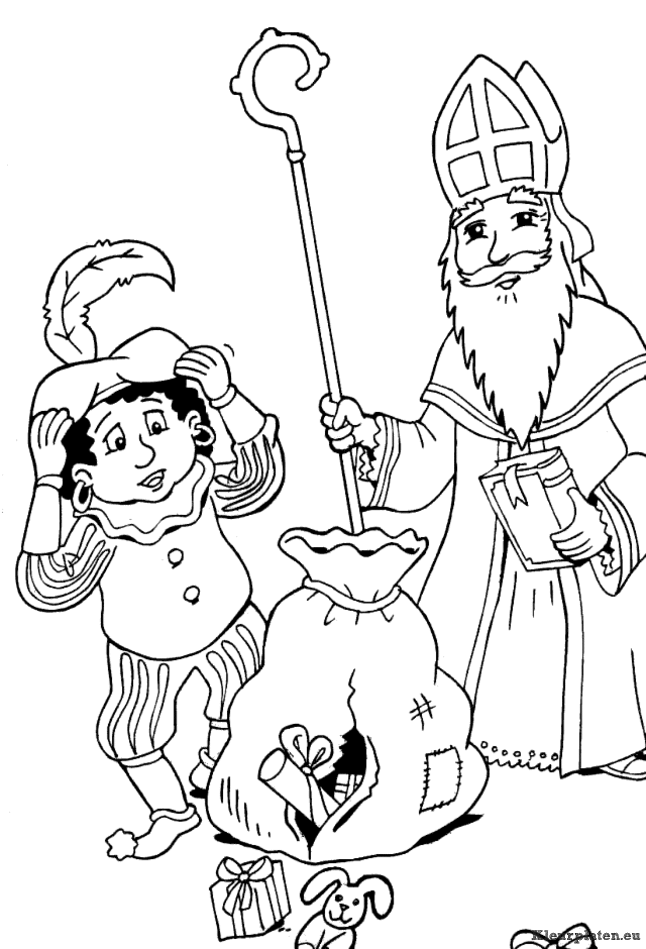 Sinterklaas kleurplaten