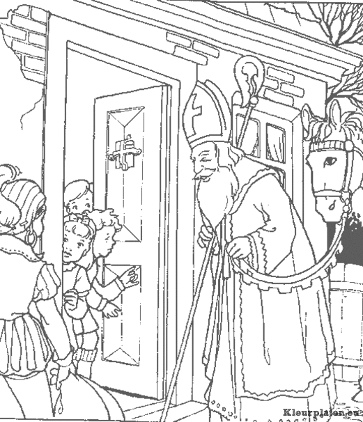 Sinterklaas kleurplaten