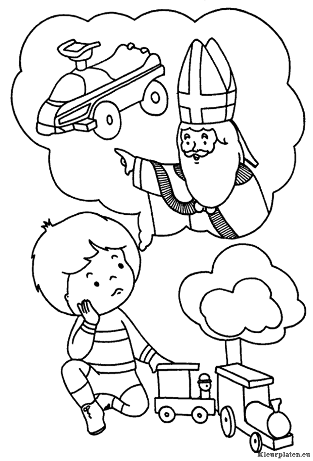 Sinterklaas kleurplaten