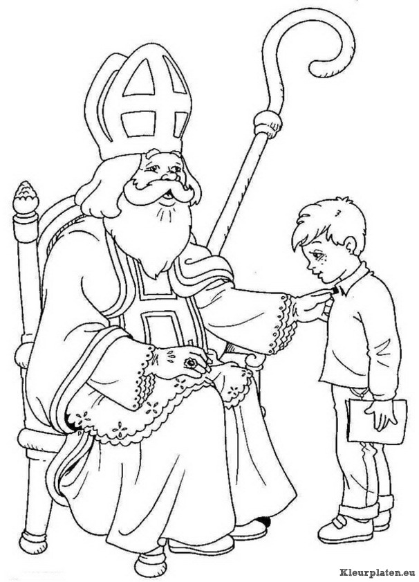 Sinterklaas kleurplaten
