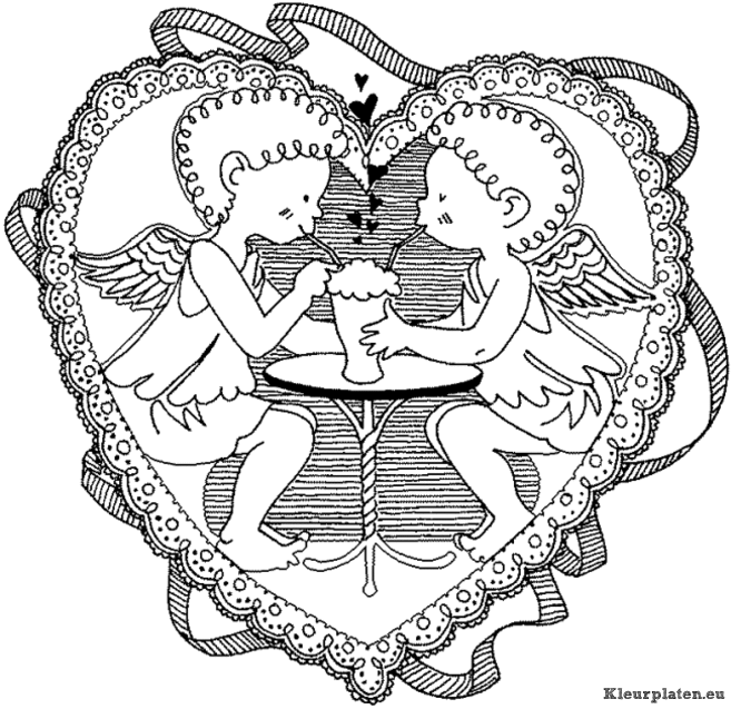 Valentijn kleurplaten