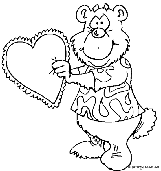 Valentijn kleurplaten