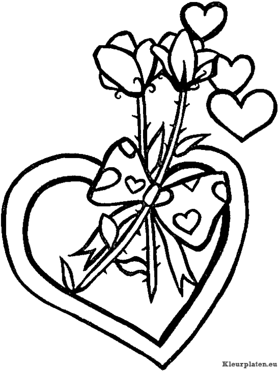 Valentijn kleurplaten