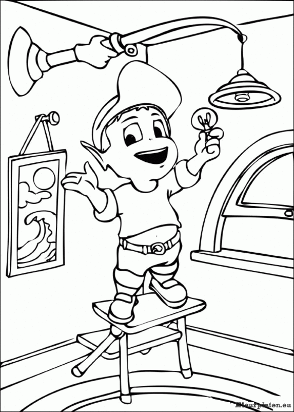 Adiboo kleurplaten