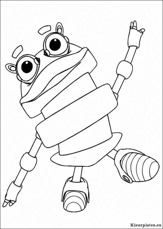 Adiboo kleurplaten