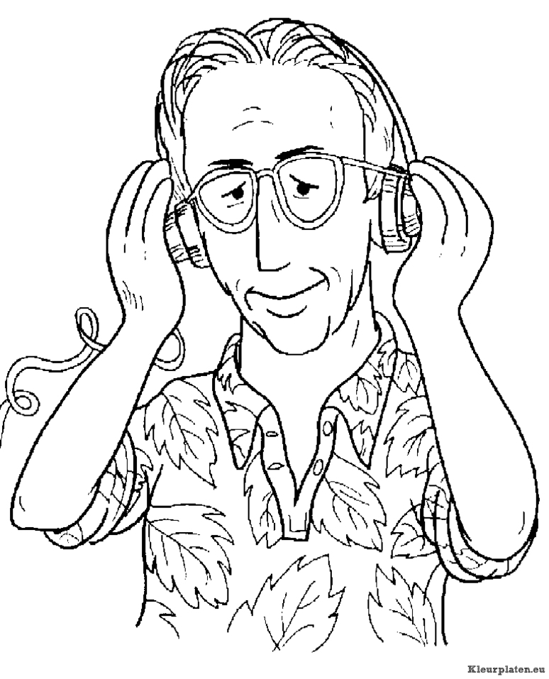 Alf kleurplaten
