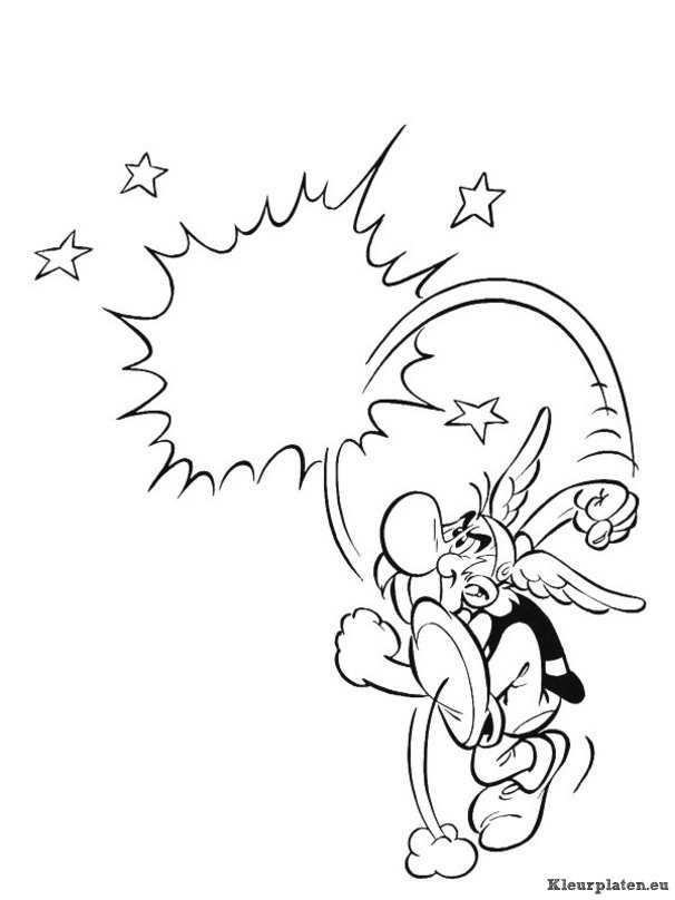 Astrix en obelix kleurplaten