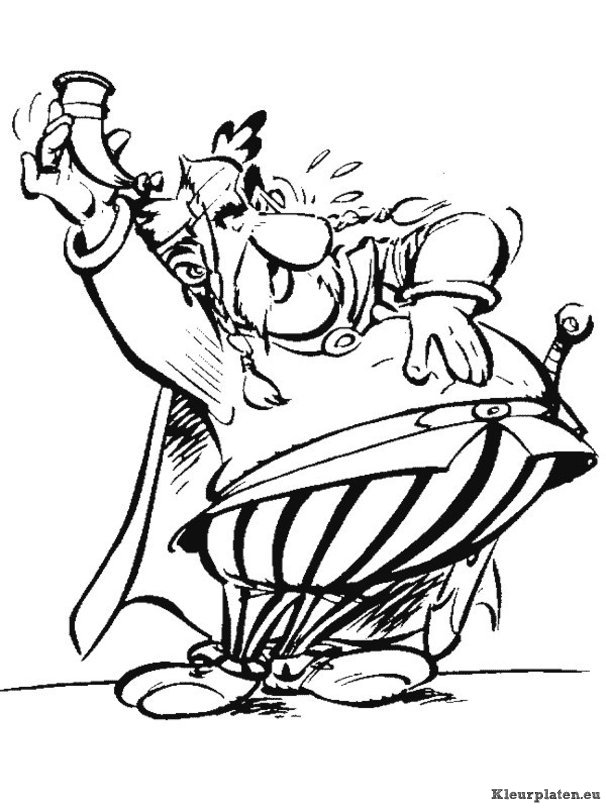 Astrix en obelix kleurplaten