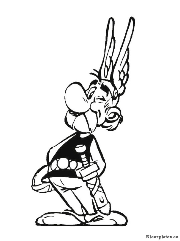 Astrix en obelix kleurplaten