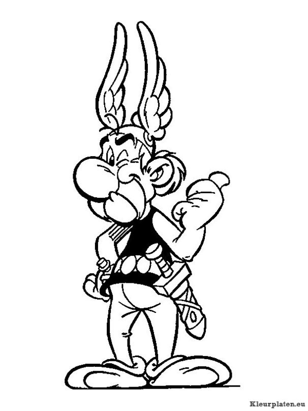 Astrix en obelix kleurplaten