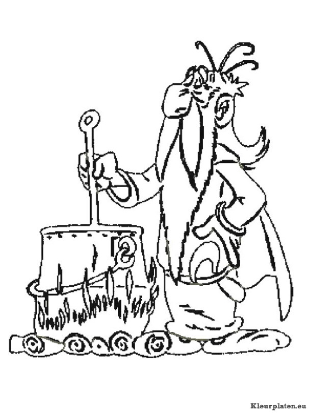 Astrix en obelix kleurplaten