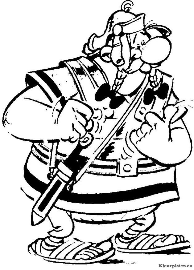 Astrix en obelix kleurplaten