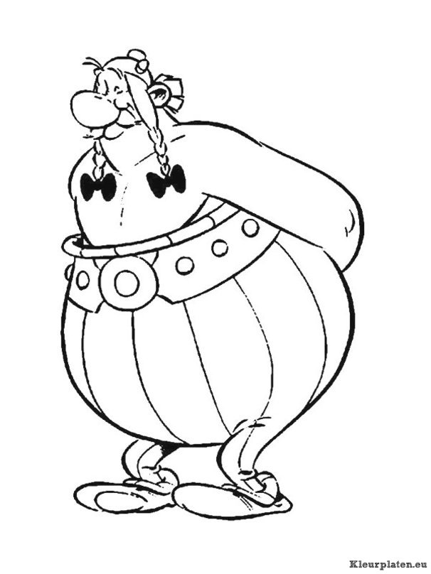 Astrix en obelix kleurplaten