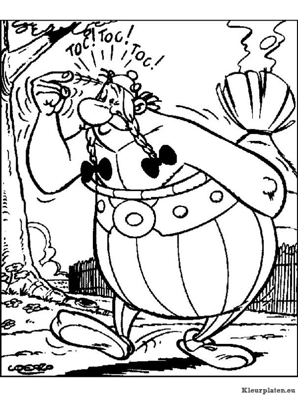 Astrix en obelix kleurplaten