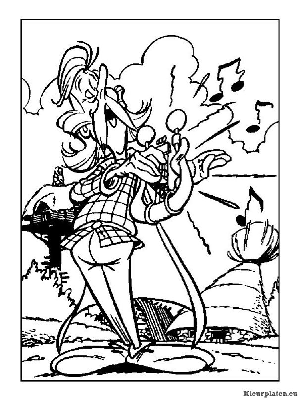 Astrix en obelix kleurplaten