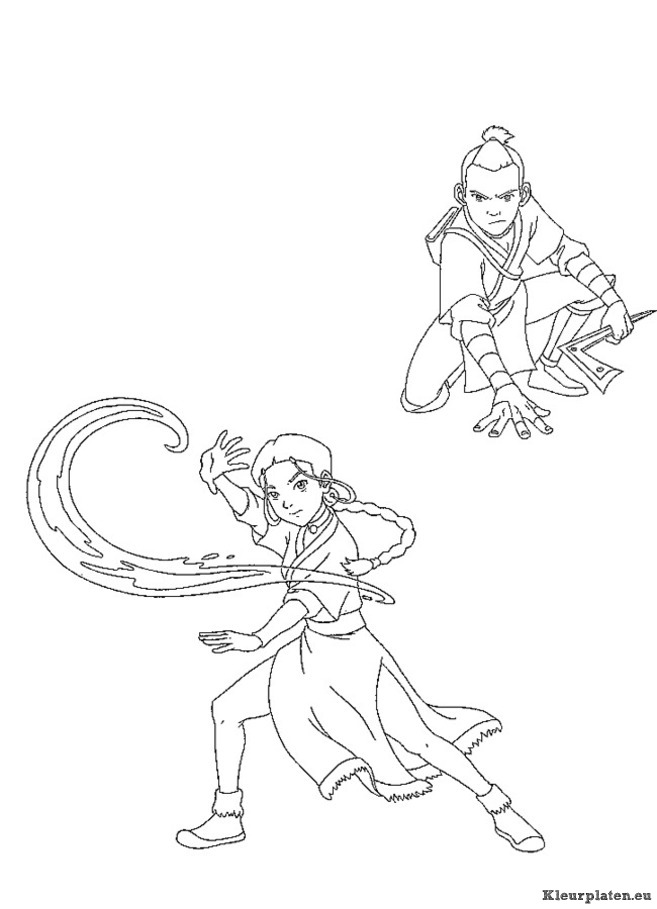 Avatar kleurplaten