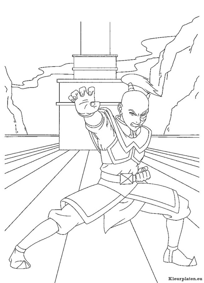 Avatar kleurplaten