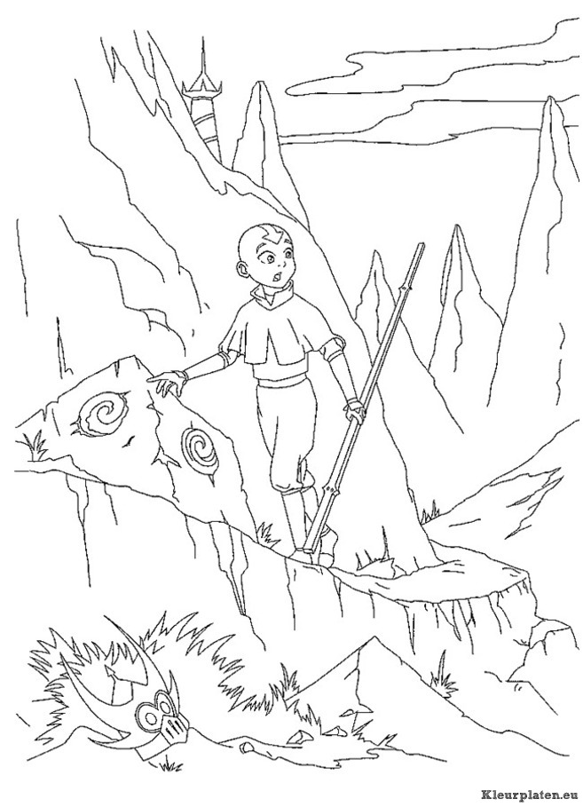 Avatar kleurplaten