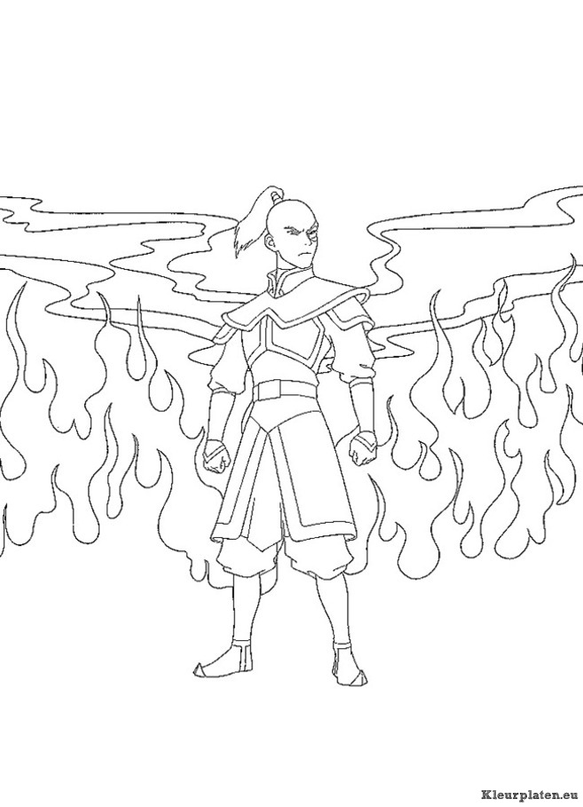Avatar kleurplaten