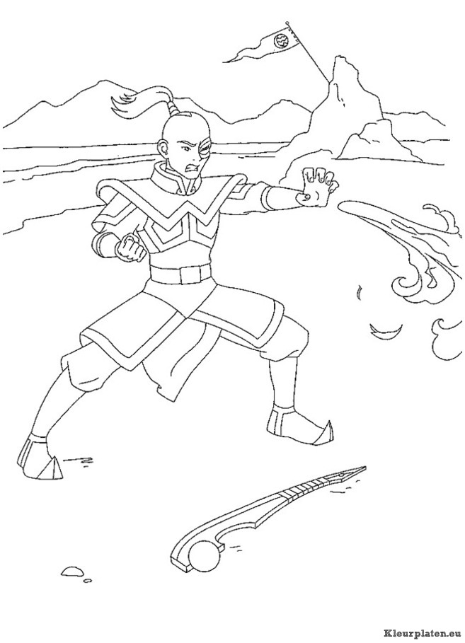 Avatar kleurplaten