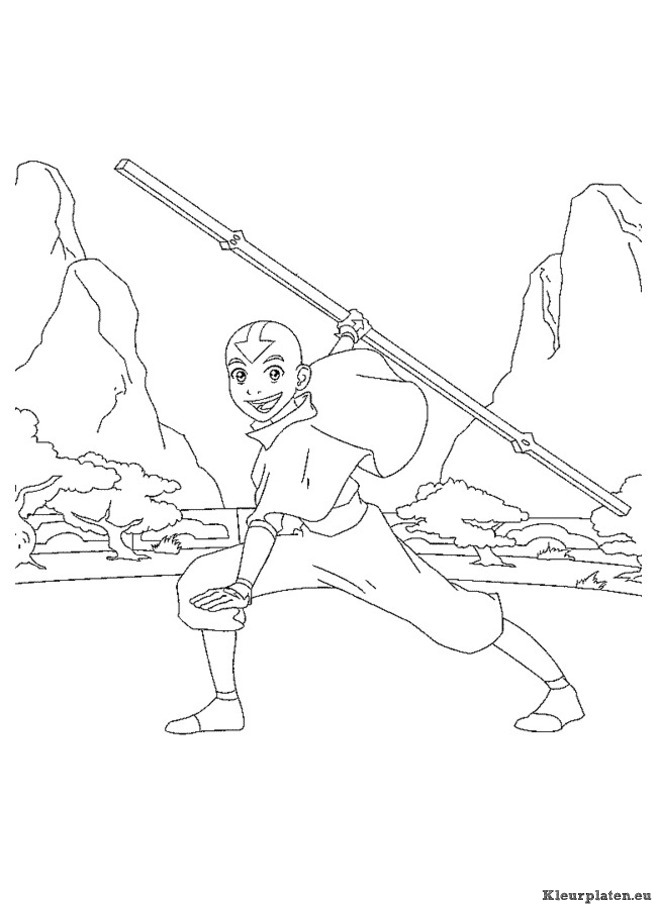 Avatar kleurplaten