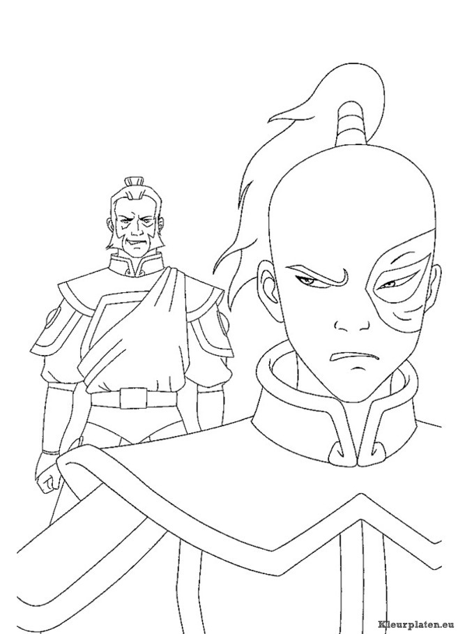 Avatar kleurplaten