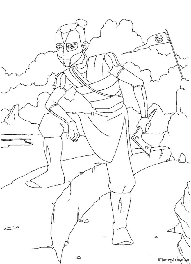 Avatar kleurplaten