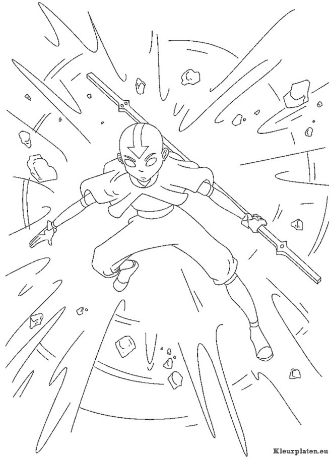 Avatar kleurplaten
