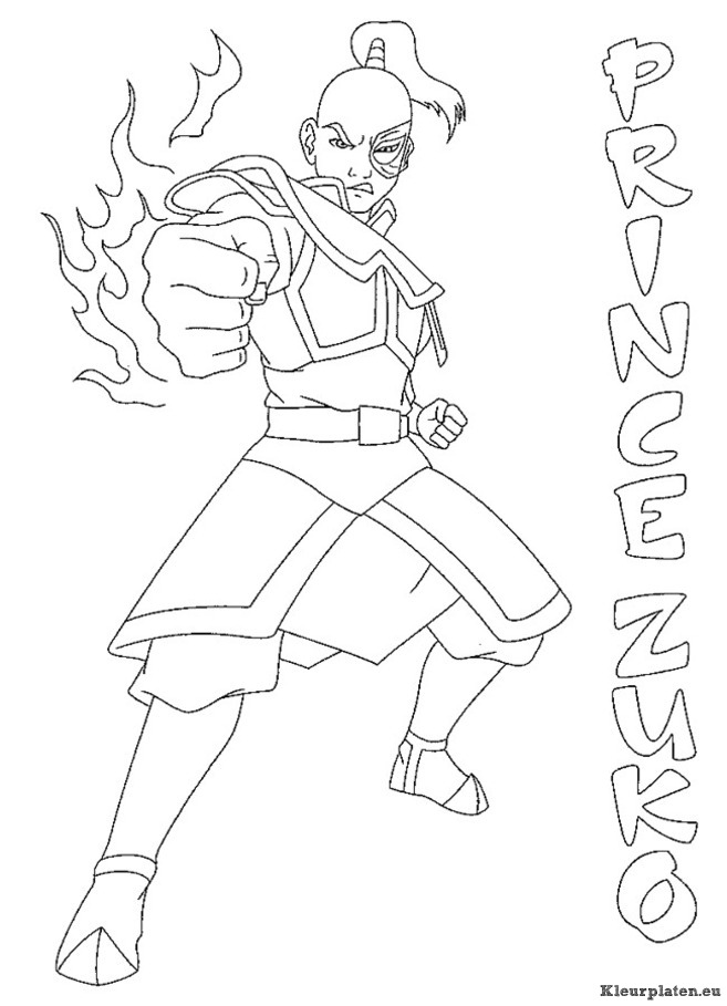 Avatar kleurplaten