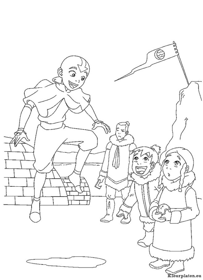 Avatar kleurplaten