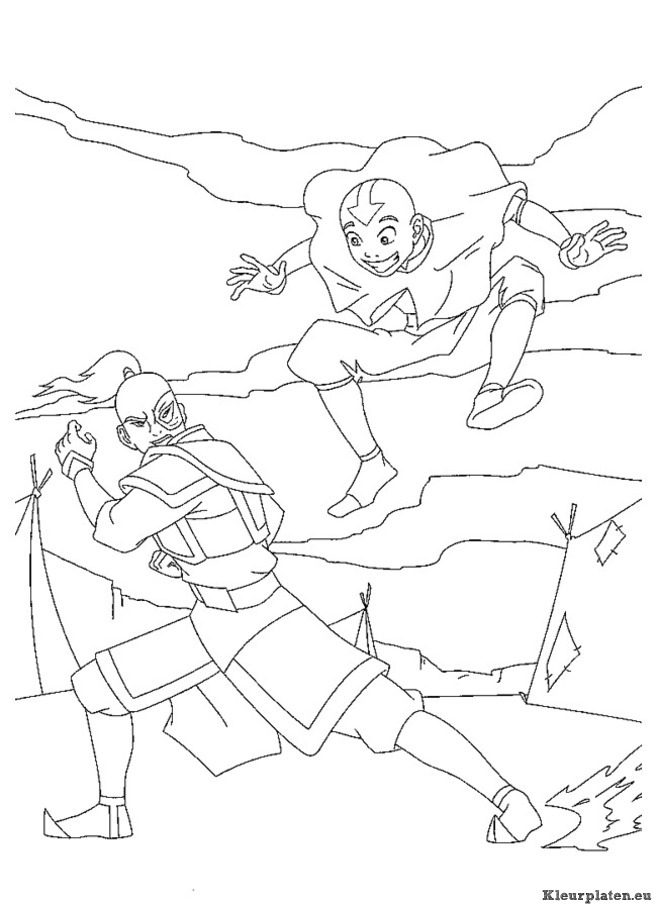 Avatar kleurplaten